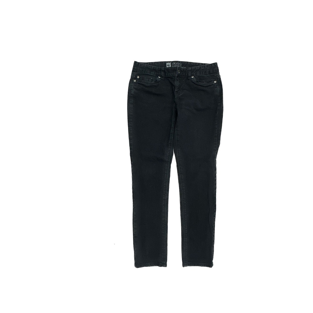 Mossimo Skinny Jeans Womens 8S Black Premium Denim Fit 4 Stretch Casual Pockets